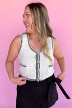 Load image into Gallery viewer, Jules Sleeveless Cardigan