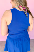 Load image into Gallery viewer, Sutton Ribbed Tank- Cobalt
