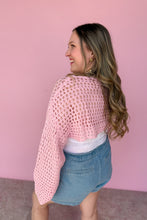 Load image into Gallery viewer, Carmen Cropped Loose Knit Top