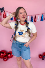 Load image into Gallery viewer, Raise Your Flag Cropped Tee
