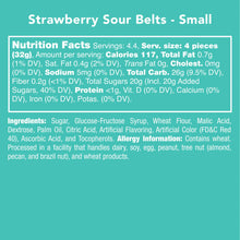 Load image into Gallery viewer, Strawberry Sour Belts
