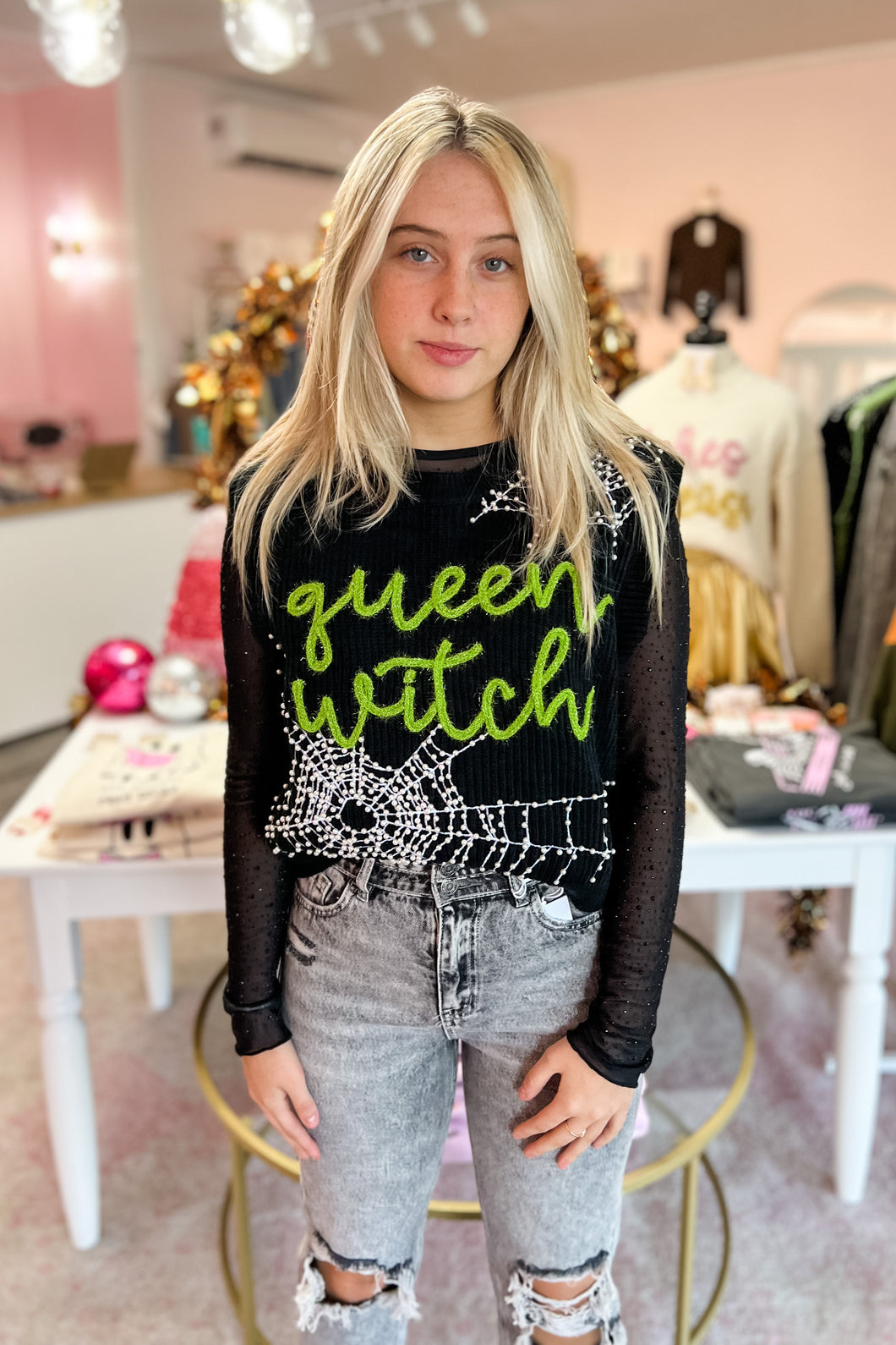 Queen of Sparkles Queen Witch Sweater Vest