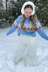 Ivory Flare Sweatpants