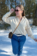 Load image into Gallery viewer, Jessie Collared V-Neck Top
