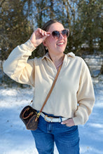 Load image into Gallery viewer, Jessie Collared V-Neck Top
