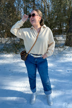 Load image into Gallery viewer, Jessie Collared V-Neck Top
