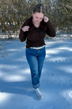 Load image into Gallery viewer, Faux Fur Collar Cardigan
