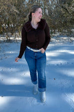 Load image into Gallery viewer, Faux Fur Collar Cardigan
