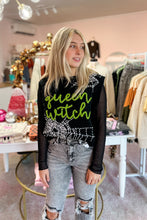 Load image into Gallery viewer, Queen of Sparkles Queen Witch Sweater Vest
