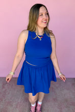 Load image into Gallery viewer, Sutton Ribbed Tank- Cobalt

