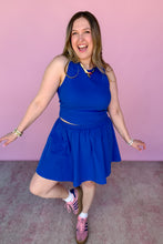 Load image into Gallery viewer, Sutton Ribbed Tank- Cobalt
