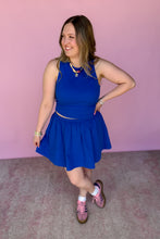 Load image into Gallery viewer, Sutton Ribbed Tank- Cobalt
