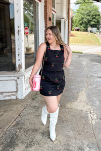 Queen of Sparkles Cherry Tank