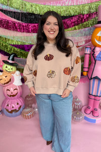 Glitzy Pumpkin Sweatshirt