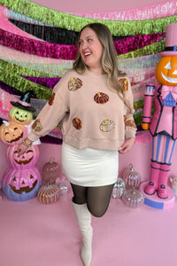 Glitzy Pumpkin Sweatshirt
