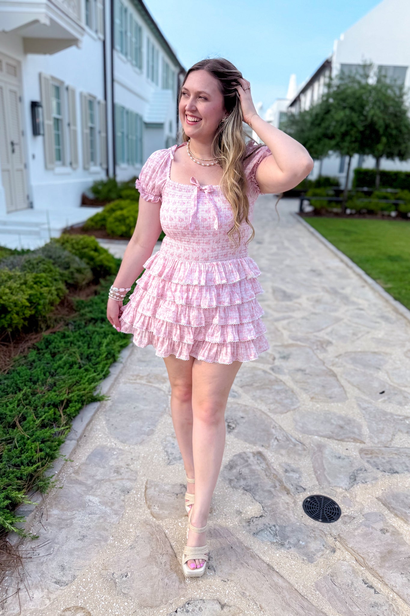darcy mini dress Darcy Mini Dress by Amy Jane London - Pink