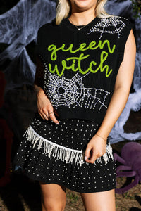 Queen of Sparkles Queen Witch Sweater Vest