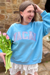 Queen of Sparkles Vacay Sweatshirt