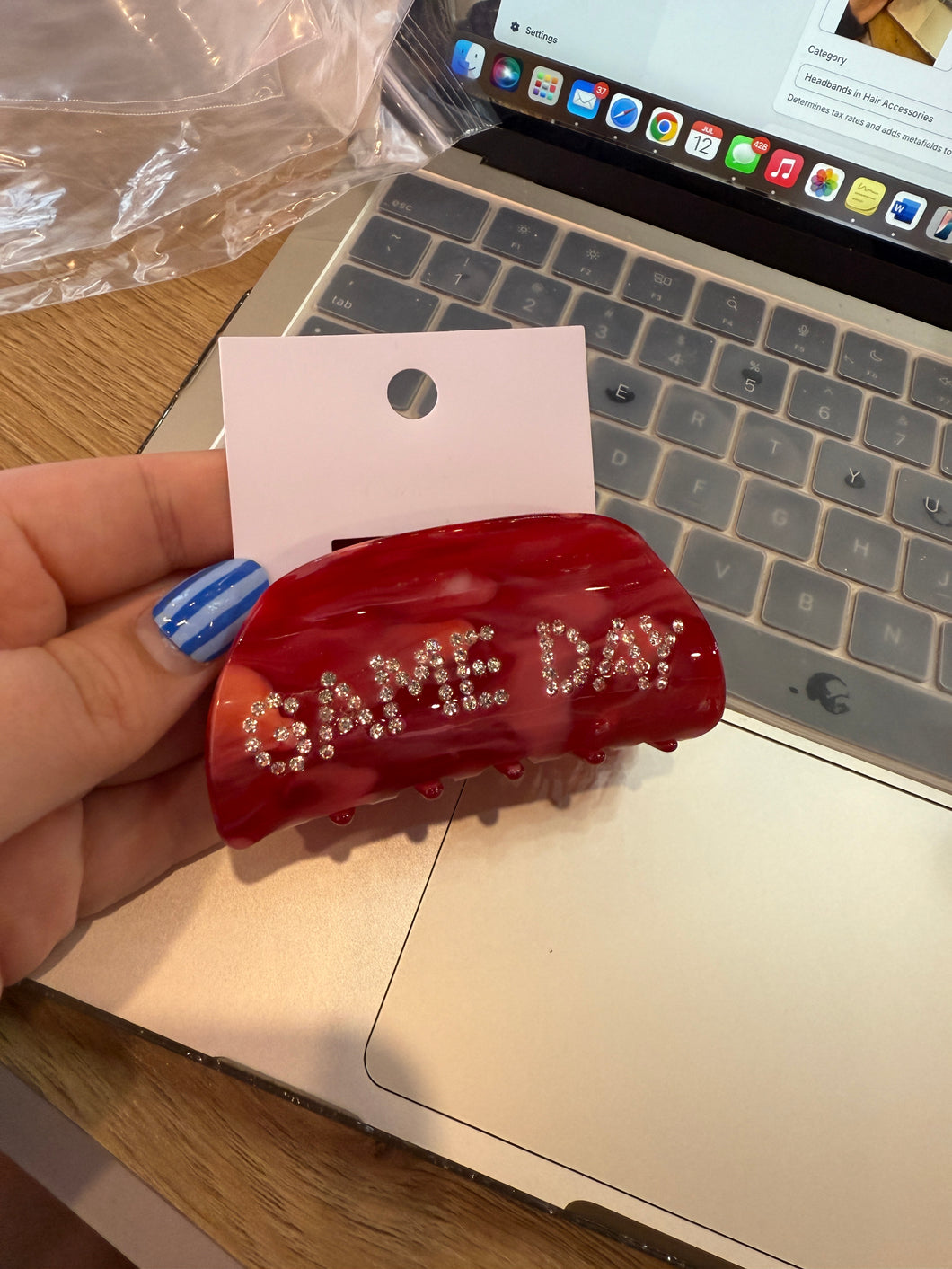 Game Day Claw Clip