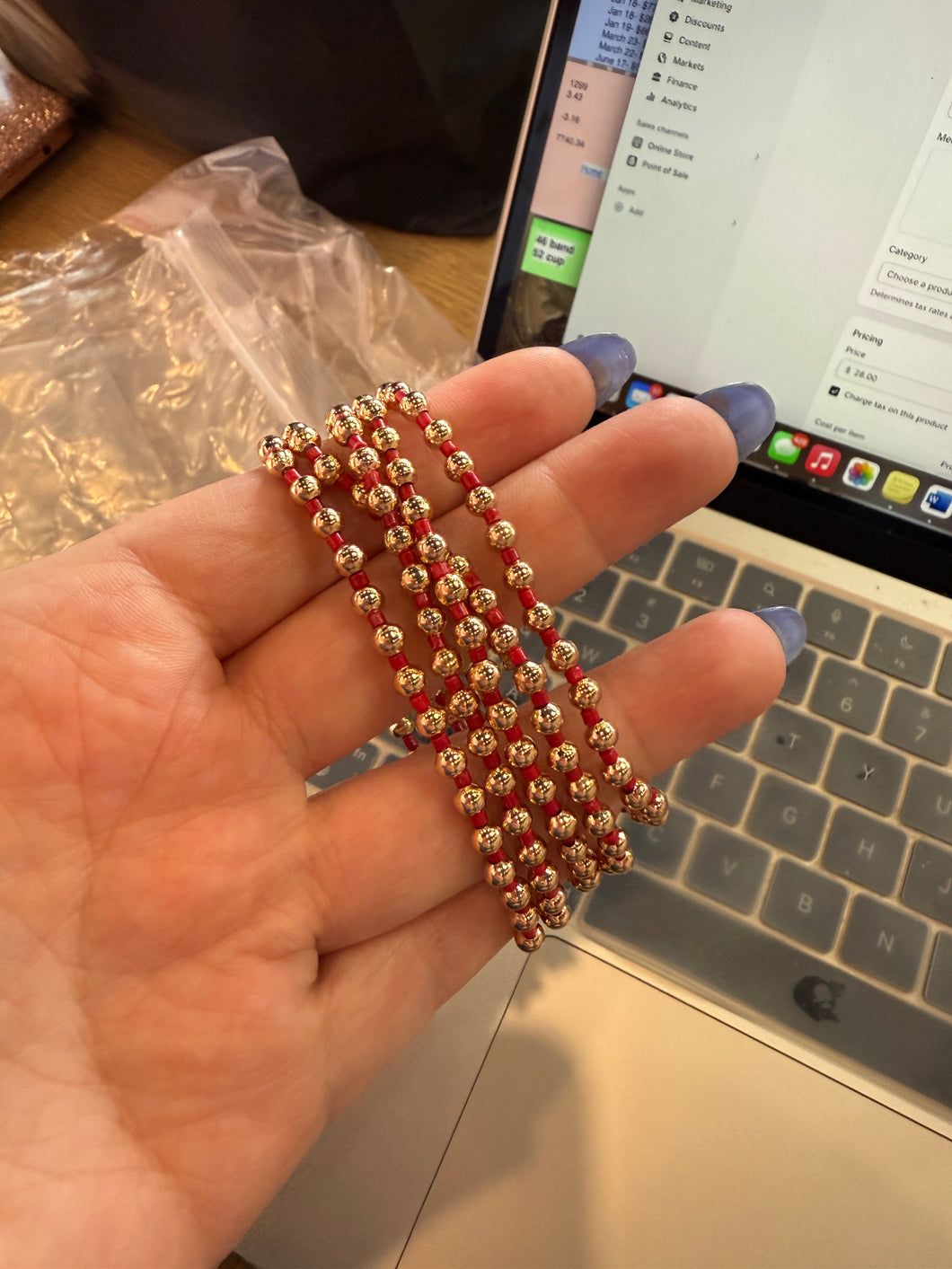 Go Red Bracelet Stack
