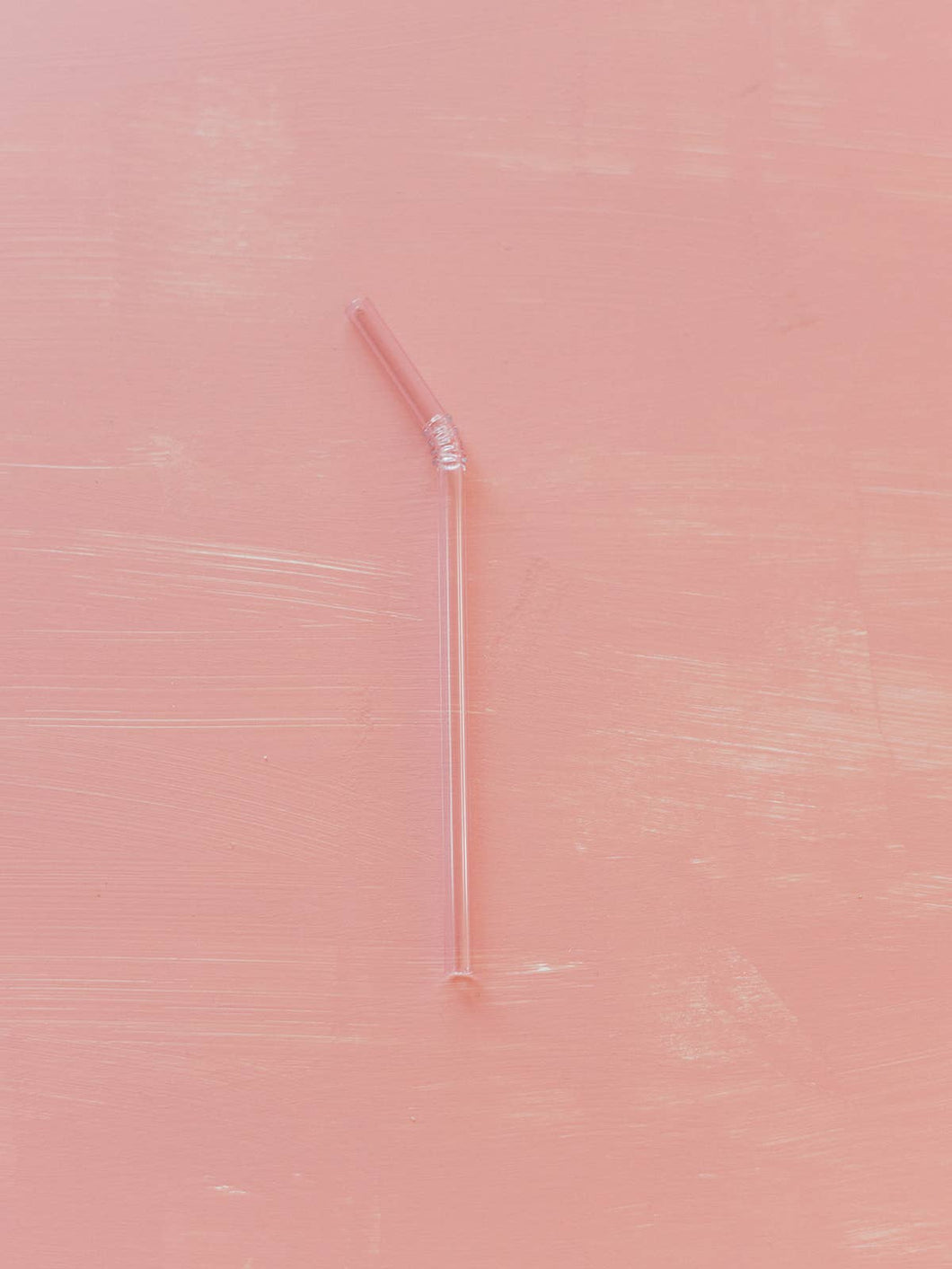 Pink Glass Straw