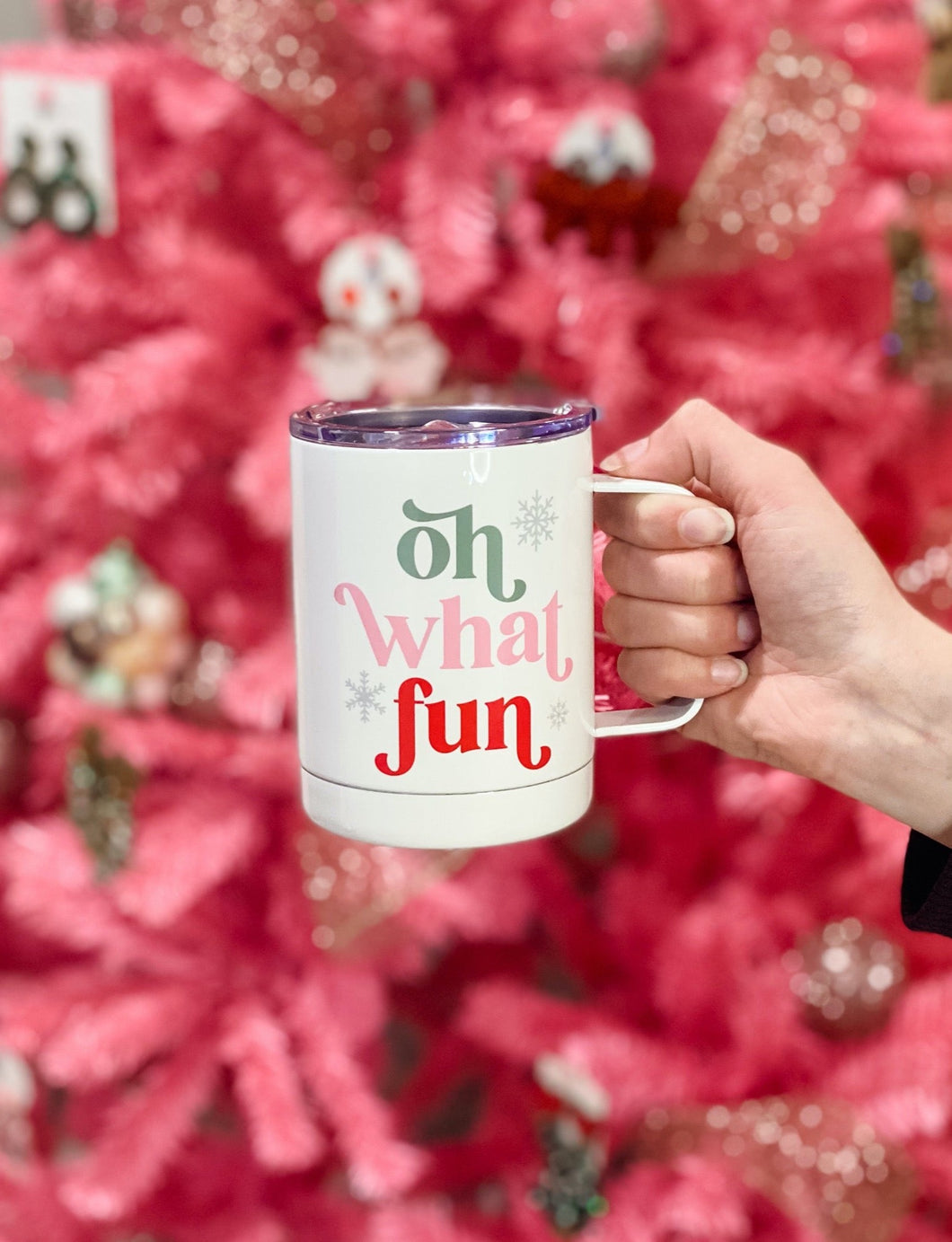 Oh What Fun Christmas Travel Cup