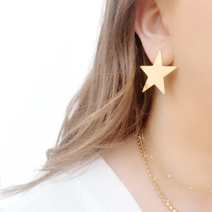 Large Star Studs